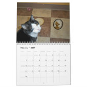 Calendrier Mural Chat "aquarium populaire " de smoking (Feb 2027)