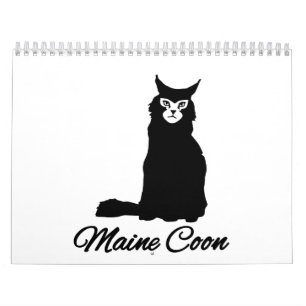 Calendrier Mural Chat de ragondin du Maine