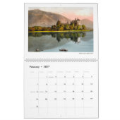 Calendrier Mural Châteaux d'Ecosse 2026 (Feb 2027)