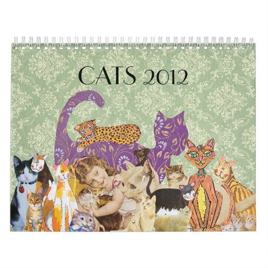 Calendrier Mural Chats 2012 (Protection)