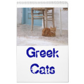 Calendrier Mural Chats grecs (Protection)