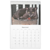 Calendrier Mural Chats pour la conscience de VAS ! (Verticale) (Mar 2027)