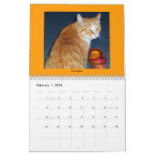 Calendrier Mural Chats Tabby (Feb 2026)