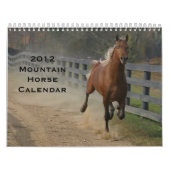 Calendrier Mural Chevaux 2012 de montagne (Protection)