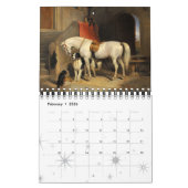Calendrier Mural CHEVAUX COLLECTION D'ART FIN 2014 Peintures Dessin (Feb 2026)