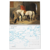 Calendrier Mural CHEVAUX COLLECTION D'ART FIN Peintures Et Dessins (Jan 2027)