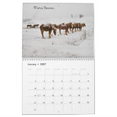 Calendrier Mural Chevaux de travail de l'Amish2 (Jan 2027)