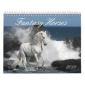 Calendrier Mural Chevaux d'imaginaire (Protection)