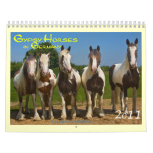 Calendrier Mural Chevaux gitans en Allemagne 2016