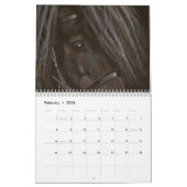 Calendrier Mural Chevaux, l'art de Nancy J. Bailey (Feb 2026)