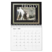 Calendrier Mural Chevaux sauvages du bassin de lavage de sable, Col (Mar 2026)