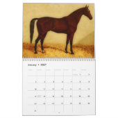 Calendrier Mural Chevaux vintages d'Arabie (Jan 2027)