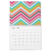 Calendrier Mural Chic Girly Motifs - Vous pouvez changer la date (Mar 2026)