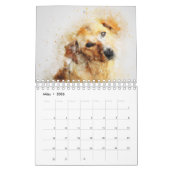 Calendrier Mural Chiens et numériques art (Mar 2026)