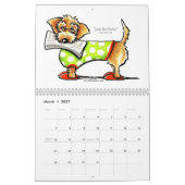 Calendrier Mural Chiens par Off-Leash Art Vol 3 (Mar 2027)