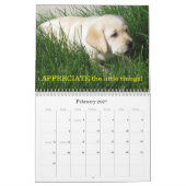 Calendrier Mural Chiots de laboratoire ! (Feb 2027)
