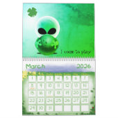 Calendrier Mural Choisissez le bowling de date de début (Mar 2026)