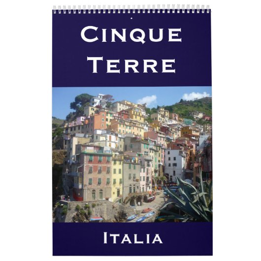 Calendrier Mural Cinq Terres (Protection)