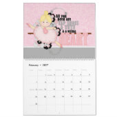 Calendrier Mural Citations de danse (Feb 2027)