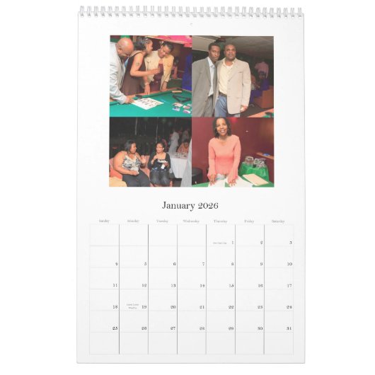 Calendrier Mural Classe de la 20ème Réunion de la classe 1985 (Jan 2026)