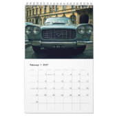 Calendrier Mural Classic Car Calendar 2017 (Feb 2027)
