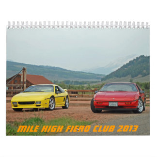 Calendrier Mural Club de haut 2013 de Fiero de mille