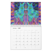 Calendrier Mural COLLAGE de 2009 DÉSERTS - customisé (Jan 2027)