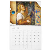 CALENDRIER MURAL COLLECTION D'ART FINE DES ANGES MUSICAUX 2016 (Mar 2027)