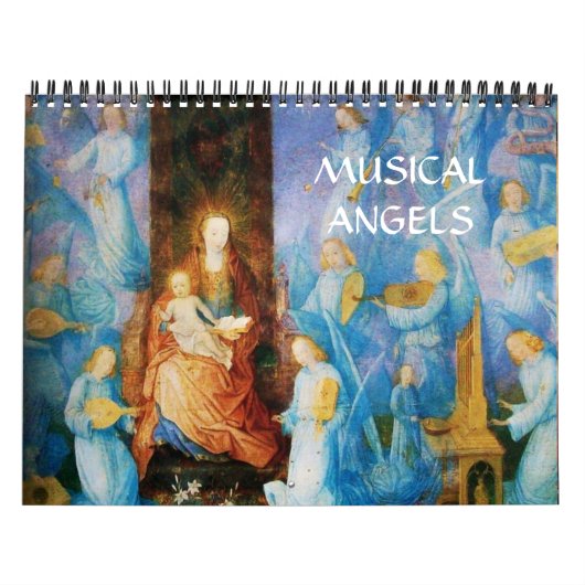 CALENDRIER MURAL COLLECTION D'ART FINE DES ANGES MUSICAUX 2016 (Protection)