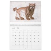 Calendrier Mural COLLECTION D'ART FINE / Dessins Animaux 2015 (Mar 2026)