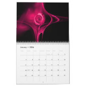 CALENDRIER MURAL COLLECTION D'ART FRACTAL 2017 (Jan 2026)