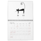 Calendrier Mural Collection de chats noirs (Feb 2027)