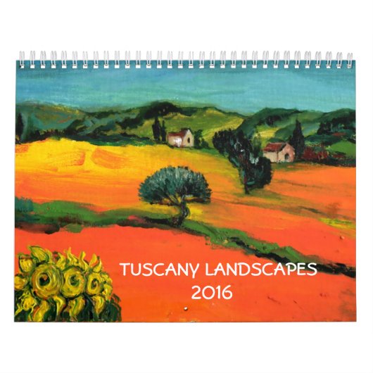 CALENDRIER MURAL COLLECTION DE PAYSAGES TOSCANE 2016 (Protection)