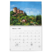CALENDRIER MURAL COLLECTION DE PAYSAGES TOSCANE 2016 (Feb 2027)