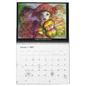 Calendrier Mural Collection de peintures de Bulgan Lumini - 2012 (Jan 2027)