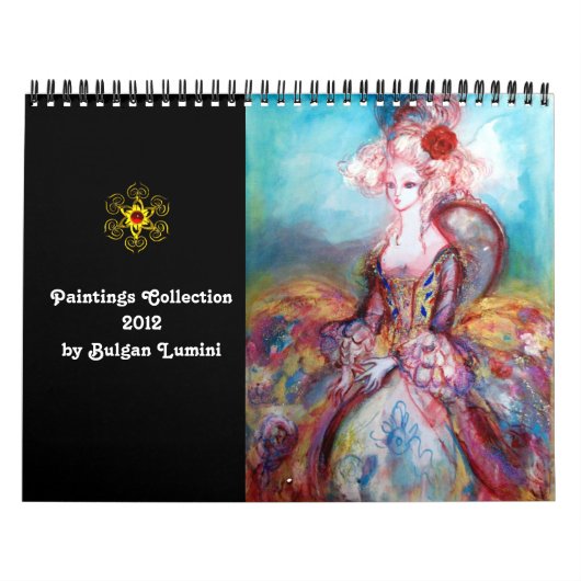 Calendrier Mural Collection de peintures de Bulgan Lumini - 2012 (Protection)