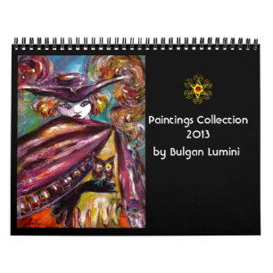 Calendrier Mural Collection de peintures de Bulgan Lumini - 2013