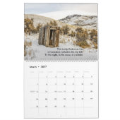 Calendrier Mural Collection des Outhouses (Mar 2027)