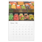 Calendrier Mural Collection d'images alimentaires de 12 mois (Feb 2026)