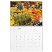 Calendrier Mural Collection d'images alimentaires de 12 mois (Jan 2026)