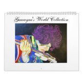 Calendrier Mural Collection du monde de Gawayne (Protection)