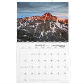 Calendrier Mural Colorado Fourteerners 2017 (Feb 2027)