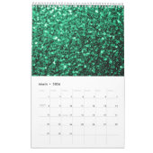 Calendrier Mural Colorful Sparkles Custom Printed Calendar 2025 (Mar 2026)