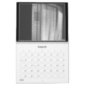 Calendrier Mural concis (photographie noire et blanche d'alanart) (Mar 2026)