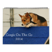 Calendrier Mural Corgis sur le mettre 2014 (Protection)