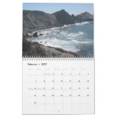 Calendrier Mural Côte de la Californie (Feb 2027)