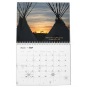 Calendrier Mural Coucher du soleil de lever de soleil (Mar 2027)