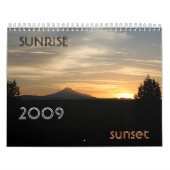 Calendrier Mural Coucher du soleil de lever de soleil… (Protection)