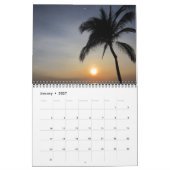 Calendrier Mural couchers de soleil 2026 (Jan 2027)