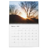 CALENDRIER MURAL COUCHES DE SOLEIL GLORIEUX (Feb 2027)